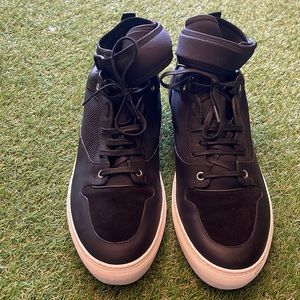 Balenciaga Neoprene Strap Black High Sneakers